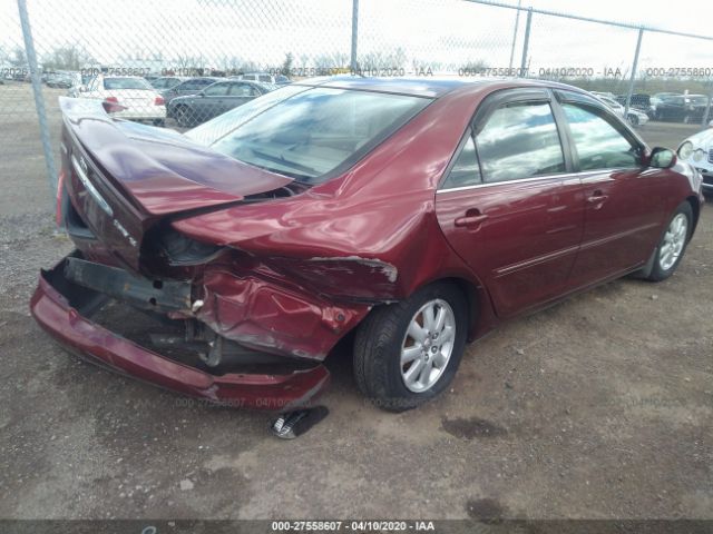 4T1BE30K14U342371 - 2004 TOYOTA CAMRY LE/XLE/SE Maroon photo 4