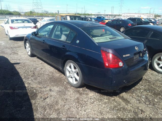 1N4BA41E45C870448 - 2005 NISSAN MAXIMA SE/SL Dark Blue photo 3