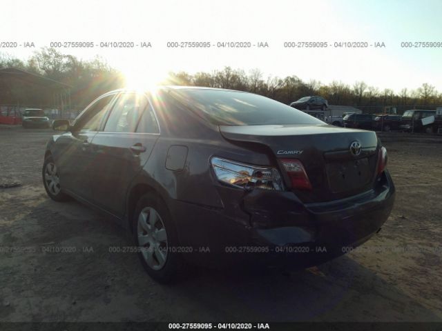 JTNBE46K273076222 - 2007 TOYOTA CAMRY CE/LE/XLE/SE Gray photo 3