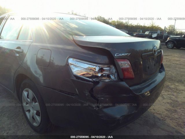 JTNBE46K273076222 - 2007 TOYOTA CAMRY CE/LE/XLE/SE Gray photo 6