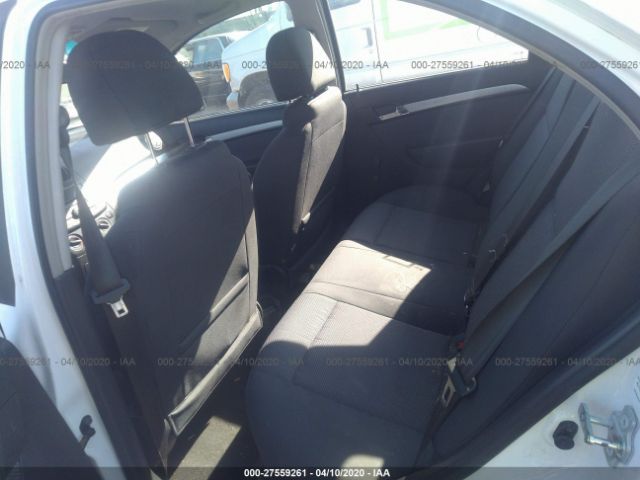 KL1TD5DE3AB068259 - 2010 CHEVROLET AVEO LS/LT White photo 8