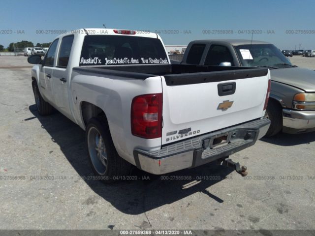 3GCRCPE08AG202534 - 2010 CHEVROLET SILVERADO C1500 White photo 3