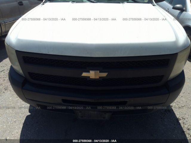 3GCRCPE08AG202534 - 2010 CHEVROLET SILVERADO C1500 White photo 6