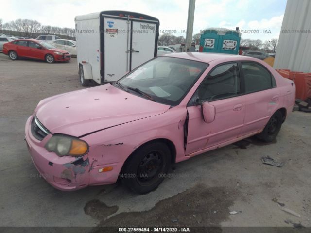 KNAFB161825057771 - 2002 KIA SPECTRA GS/GSX Pink photo 2