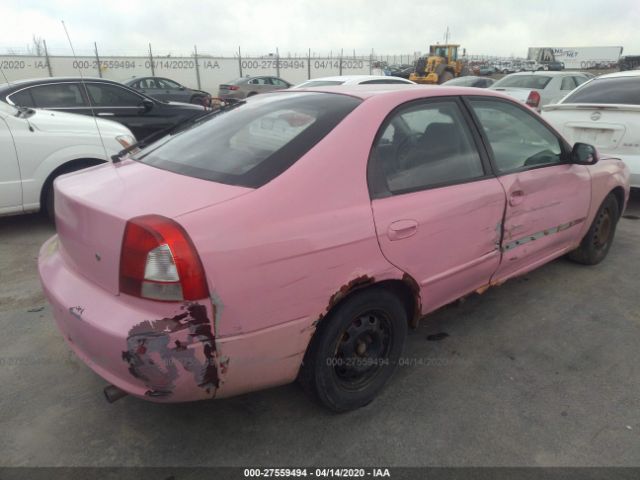 KNAFB161825057771 - 2002 KIA SPECTRA GS/GSX Pink photo 4