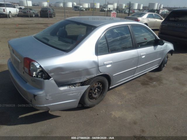 2HGES16573H526653 - 2003 HONDA CIVIC LX Silver photo 4