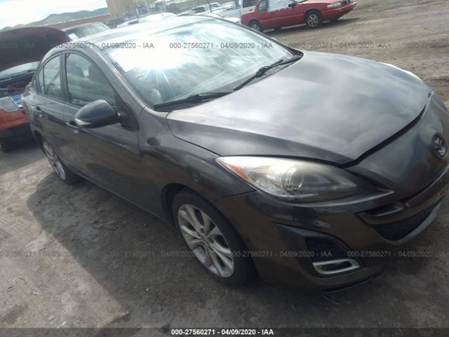 JM1BL1S64A1159915 - 2010 MAZDA 3 S Gray photo 1