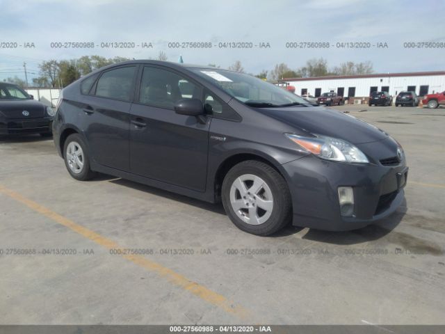 JTDKN3DUXA5183937 - 2010 TOYOTA PRIUS  Gray photo 1