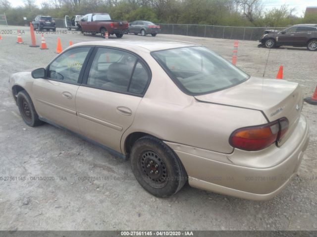 1G1ND52J92M507822 - 2002 CHEVROLET MALIBU  Beige photo 3