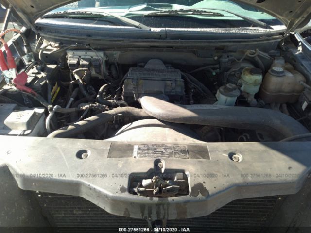 1FTPX12505FB37503 - 2005 FORD F150  Gray photo 10