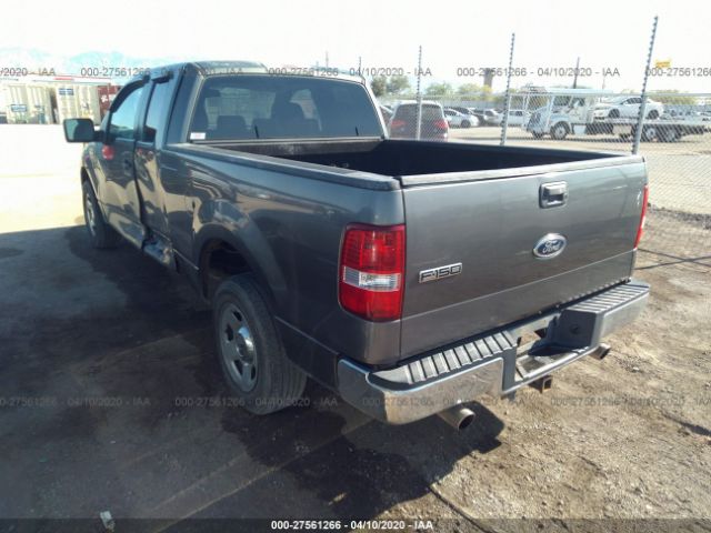 1FTPX12505FB37503 - 2005 FORD F150  Gray photo 3