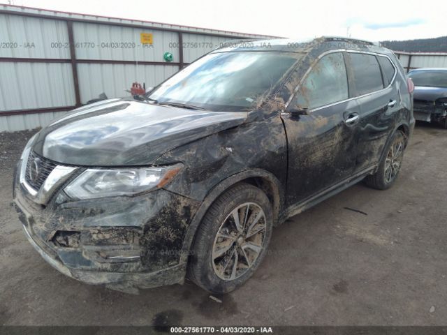 5N1AT2MV0LC756603 - 2020 NISSAN ROGUE S/SL/SV Black photo 2