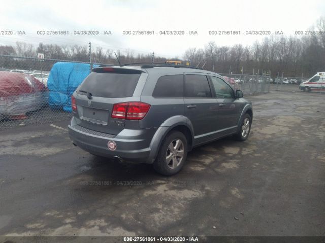 3D4GG57VX9T506172 - 2009 DODGE JOURNEY SXT Gray photo 4