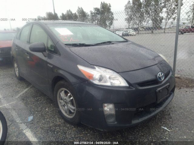 JTDKN3DU7A0228507 - 2010 TOYOTA PRIUS  Gray photo 1