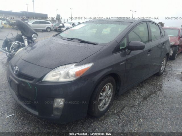 JTDKN3DU7A0228507 - 2010 TOYOTA PRIUS  Gray photo 2