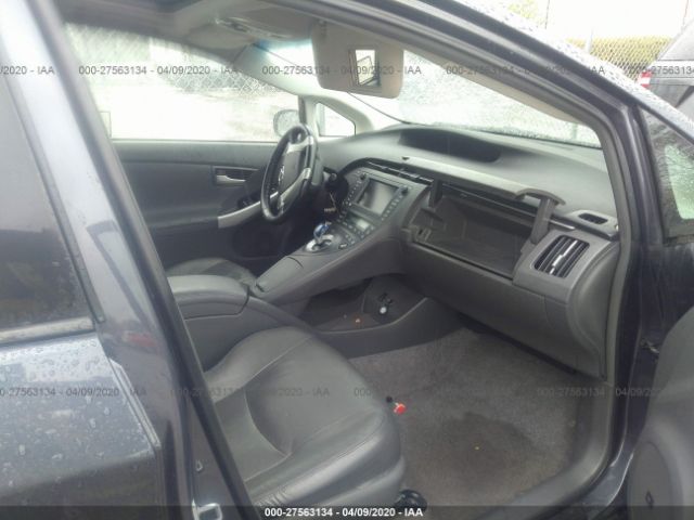 JTDKN3DU7A0228507 - 2010 TOYOTA PRIUS  Gray photo 5