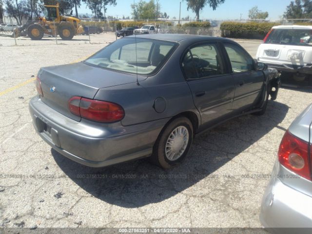 1G1ND52F25M173651 - 2005 CHEVROLET CLASSIC  Gray photo 4