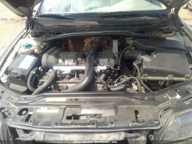 YV1SW53D712038165 - 2001 VOLVO V70 T5 TURBO Silver photo 10