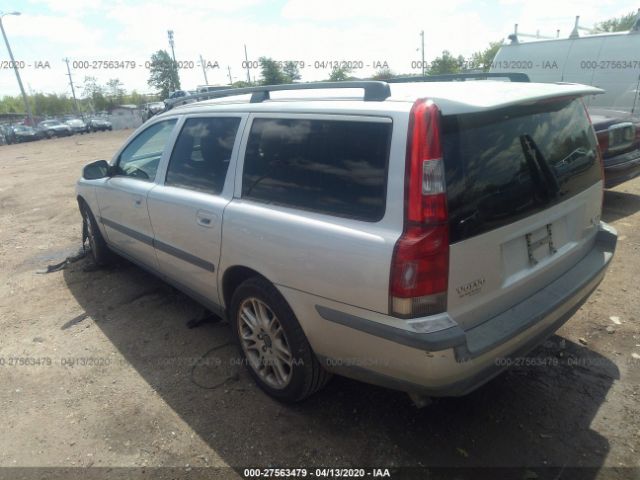 YV1SW53D712038165 - 2001 VOLVO V70 T5 TURBO Silver photo 3