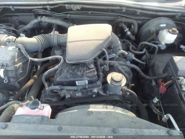 5TFJX4GN4EX027807 - 2014 TOYOTA TACOMA DOUBLE CAB 黑色 照片 10