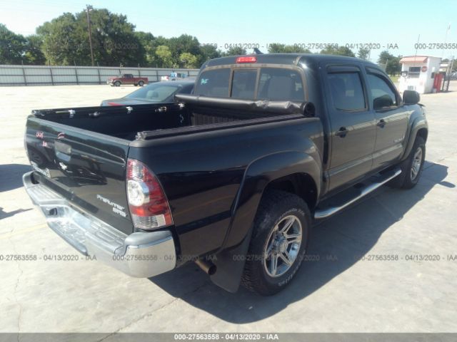 5TFJX4GN4EX027807 - 2014 TOYOTA TACOMA DOUBLE CAB 黑色 照片 4
