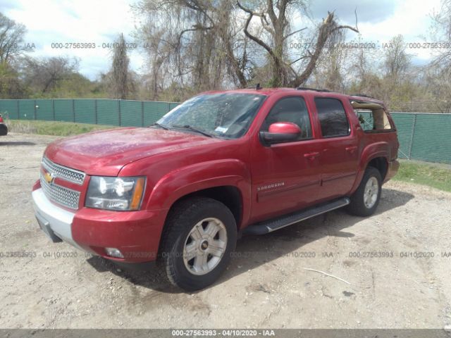 1GNSKJE75CR257774 - 2012 CHEVROLET SUBURBAN K1500 LT Red photo 2