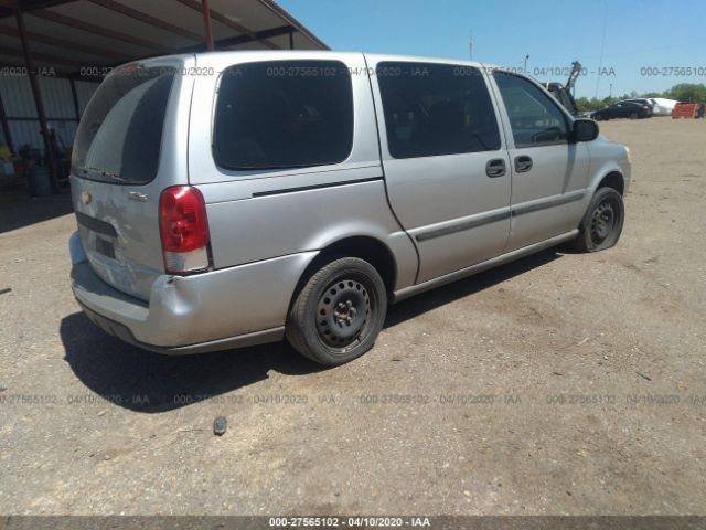 1GNDV23LX6D110504 - 2006 CHEVROLET UPLANDER LS Silver photo 4