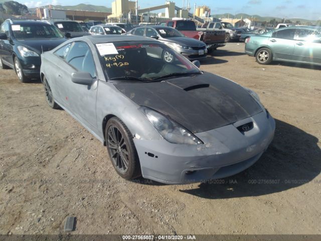 JTDDY32T3Y0029264 - 2000 TOYOTA CELICA GT-S Gray photo 1