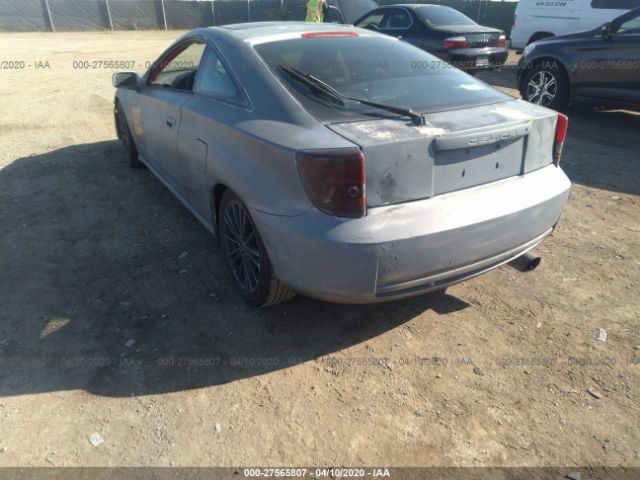 JTDDY32T3Y0029264 - 2000 TOYOTA CELICA GT-S Gray photo 3