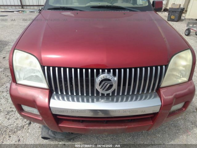 4M2EU37E38UJ16546 - 2008 MERCURY MOUNTAINEER LUXURY Red photo 6