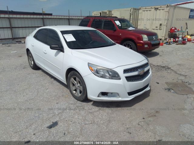 1G11B5SA8DF336539 - 2013 CHEVROLET MALIBU LS White photo 1