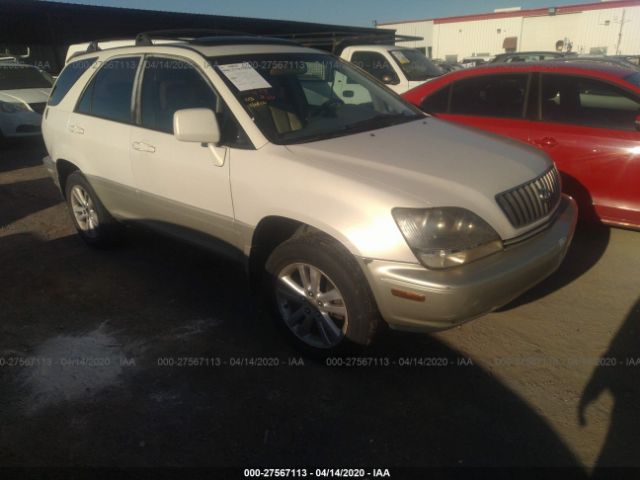 JT6HF10UXX0075803 - 1999 LEXUS RX 300 White photo 1