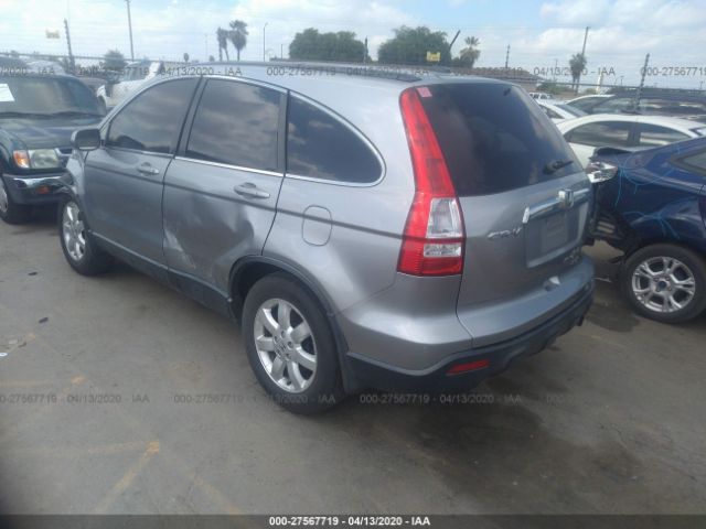 JHLRE38777C011987 - 2007 HONDA CR-V EXL Silver photo 3