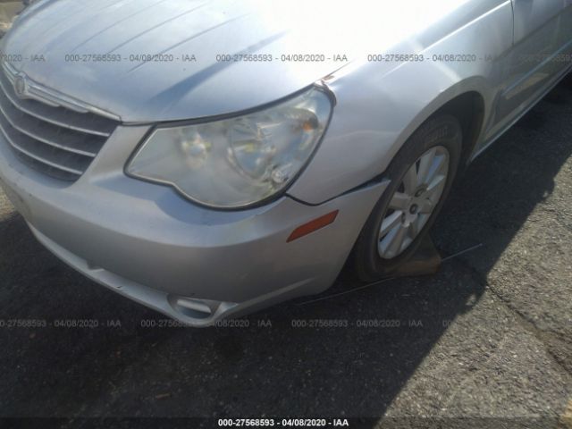 1C3LC46K68N218774 - 2008 CHRYSLER SEBRING LX Silver photo 6