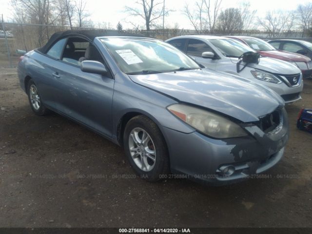 4T1FA38P17U133794 - 2007 TOYOTA CAMRY SOLARA SE/SLE Blue photo 1