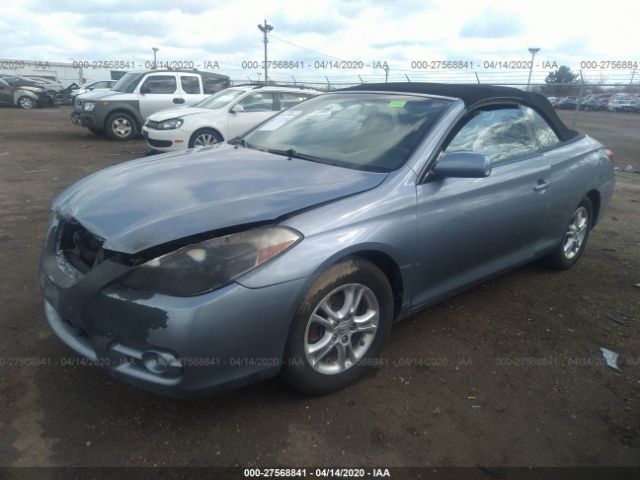 4T1FA38P17U133794 - 2007 TOYOTA CAMRY SOLARA SE/SLE Blue photo 2