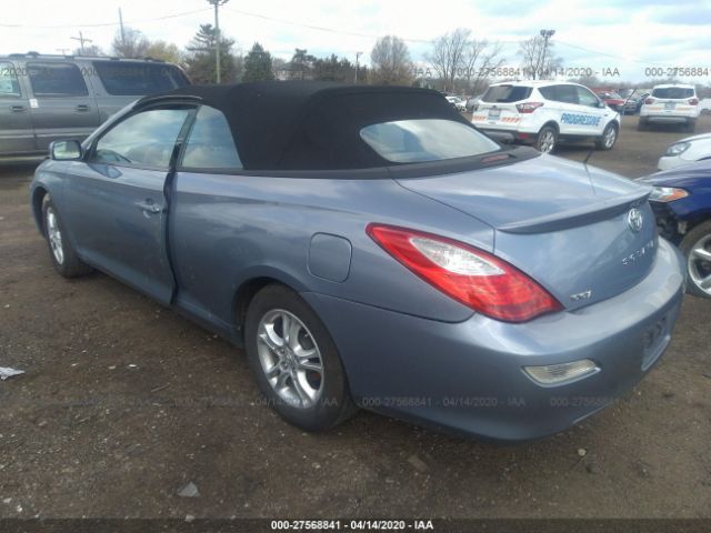 4T1FA38P17U133794 - 2007 TOYOTA CAMRY SOLARA SE/SLE Blue photo 3