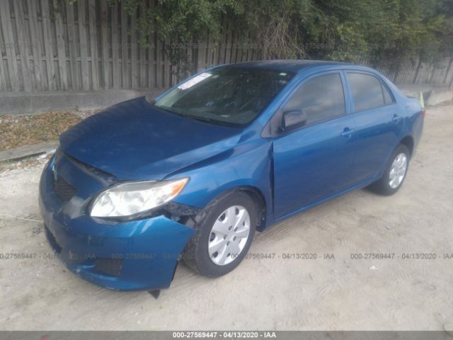 JTDBL40E699040238 - 2009 TOYOTA COROLLA LE/XLE Blue photo 2