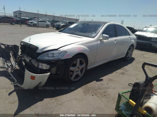 WDDNG7DB5DA521114 - 2013 MERCEDES-BENZ S 550 White photo 2