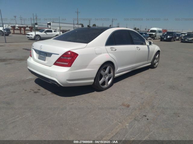 WDDNG7DB5DA521114 - 2013 MERCEDES-BENZ S 550 White photo 4