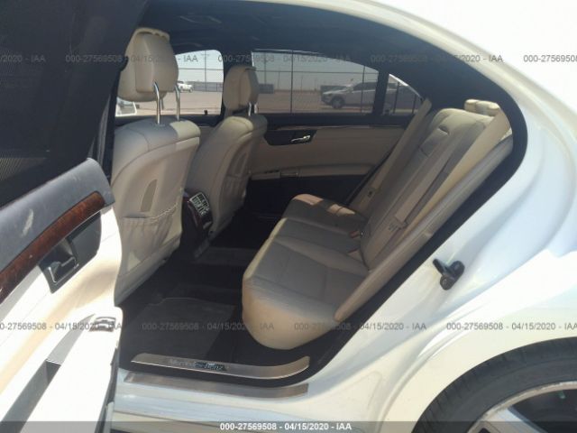 WDDNG7DB5DA521114 - 2013 MERCEDES-BENZ S 550 White photo 8