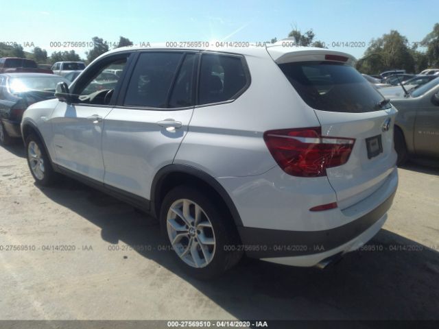 5UXWX7C53CL975115 - 2012 BMW X3 XDRIVE35I White photo 3