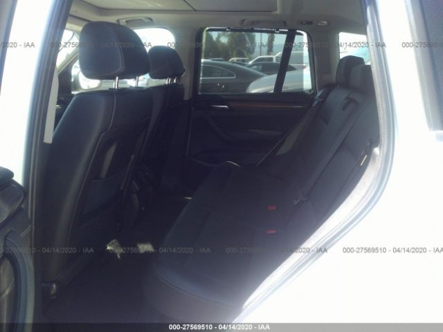 5UXWX7C53CL975115 - 2012 BMW X3 XDRIVE35I White photo 8