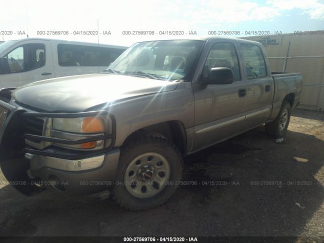 2GTEK13VX61210289 - 2006 GMC NEW SIERRA K1500 Beige photo 2