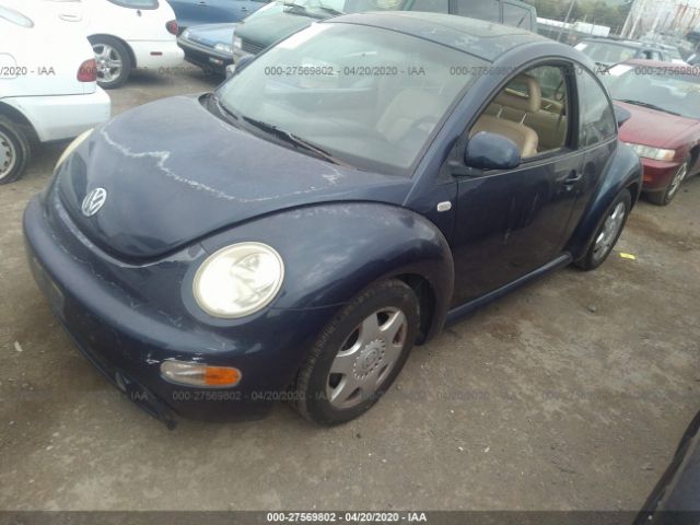 3VWDD21C1XM466826 - 1999 VOLKSWAGEN NEW BEETLE GLX Blue photo 2