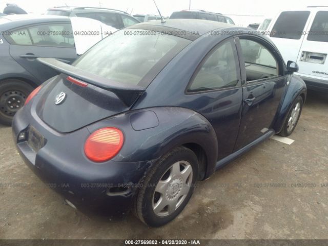 3VWDD21C1XM466826 - 1999 VOLKSWAGEN NEW BEETLE GLX Blue photo 4