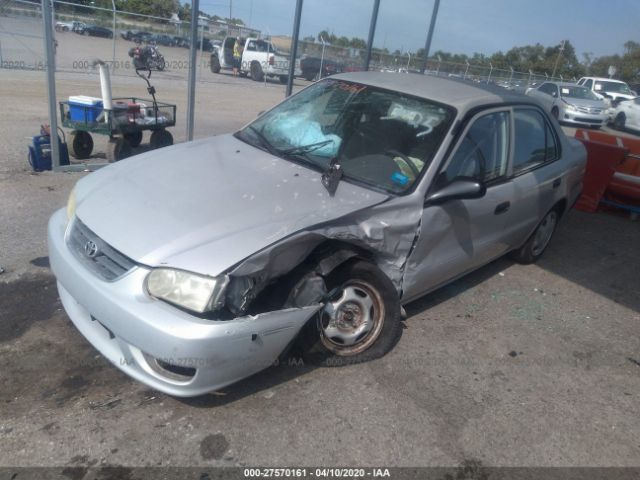 1NXBR12E22Z639095 - 2002 TOYOTA COROLLA CE/LE/S Silver photo 2