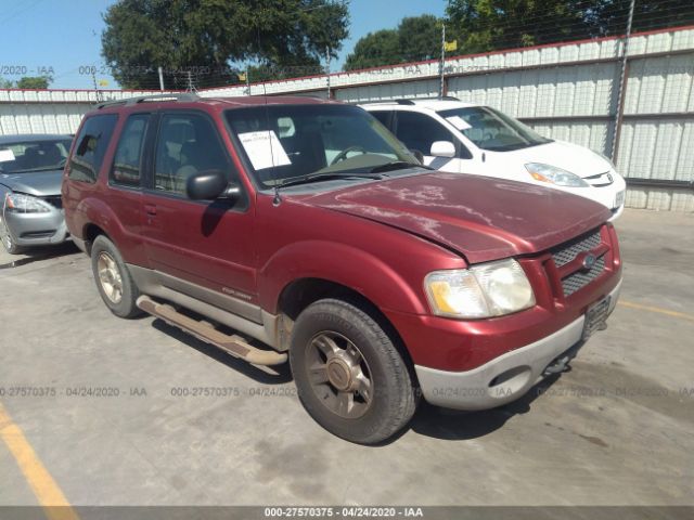 1FMYU70E21UB34462 - 2001 FORD EXPLORER SPORT Red photo 1