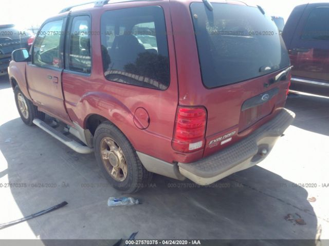 1FMYU70E21UB34462 - 2001 FORD EXPLORER SPORT Red photo 6