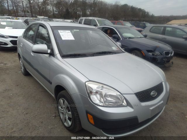 KNADE123586368356 - 2008 KIA RIO LX/SX Silver photo 1